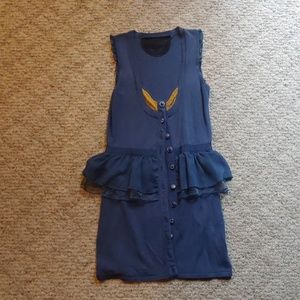 Peplum couture dress